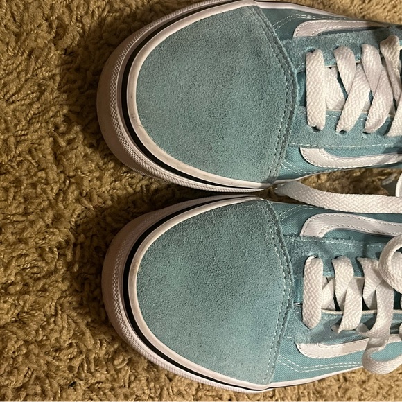 Vans size 8.5 sea foam/teal - Picture 2 of 5